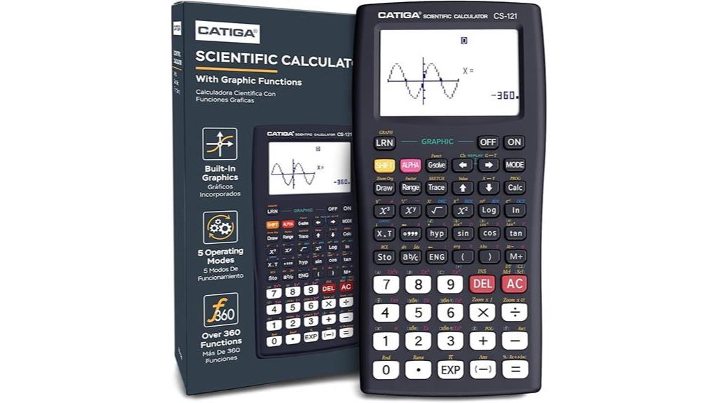 graphing scientific calculator features