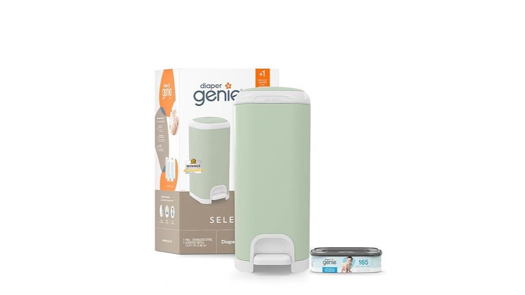 green diaper genie pail