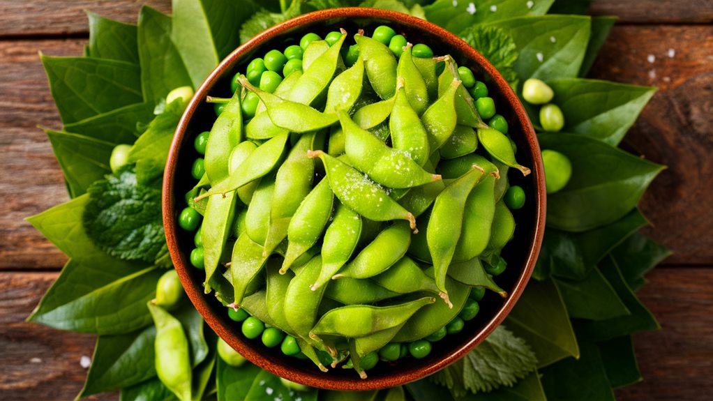 green vegetables in pasta