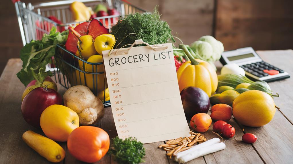 grocery items to buy