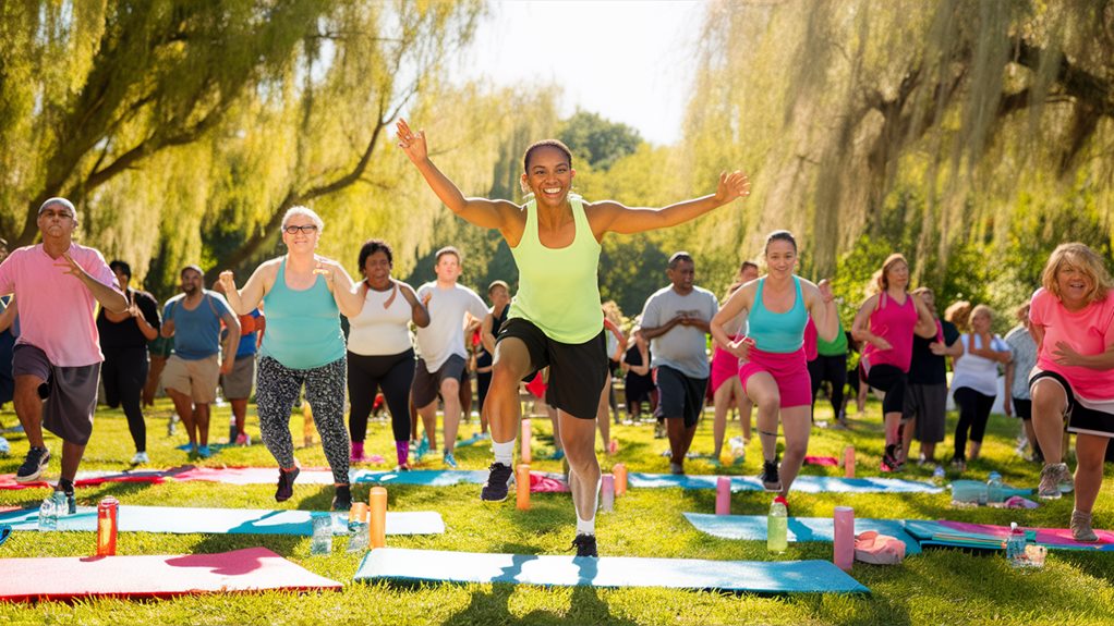 group exercise sessions available