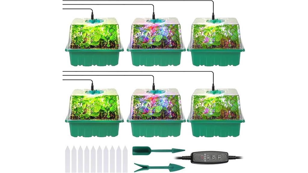 grow lights seed starter kit