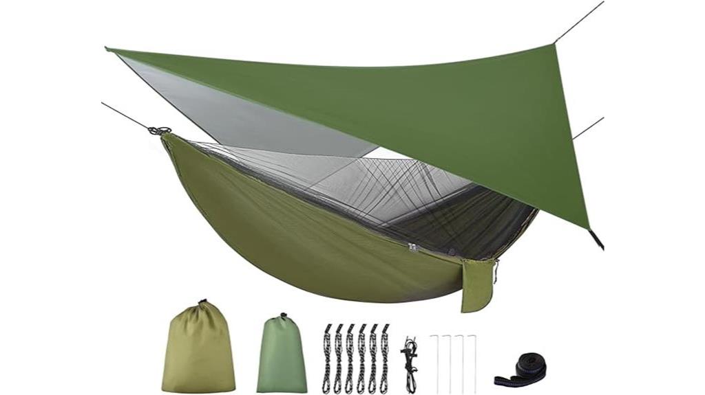 hammock with tarp netting