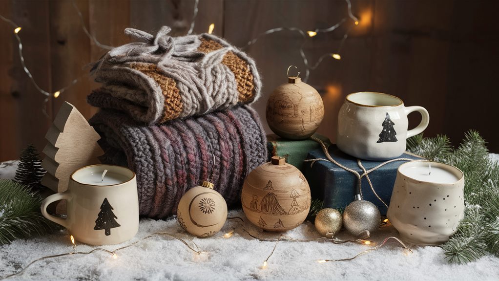 handcrafted winter holiday gifts