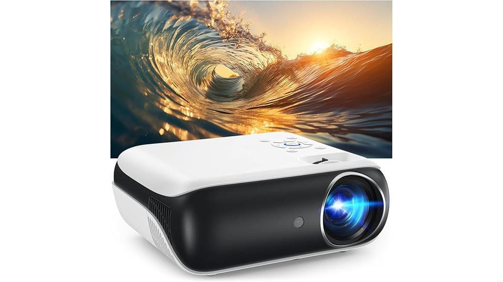 happrun 1080p bluetooth projector