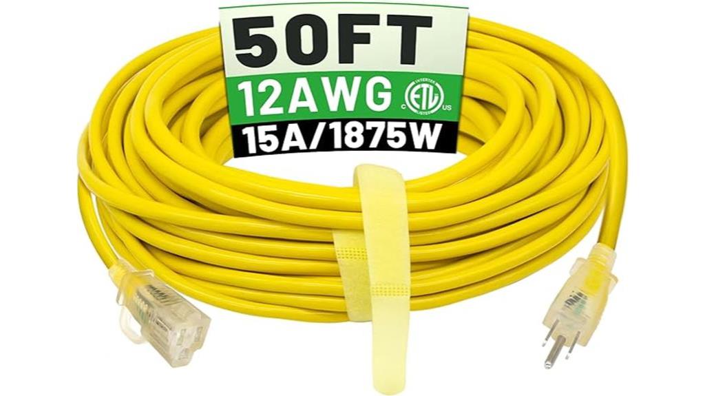 heavy duty outdoor extension cord