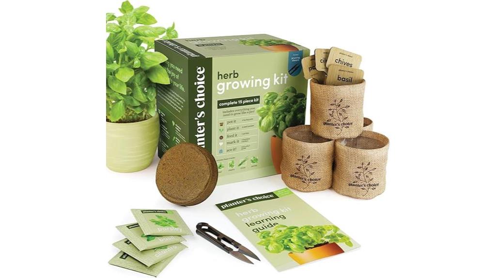 herb garden gift set