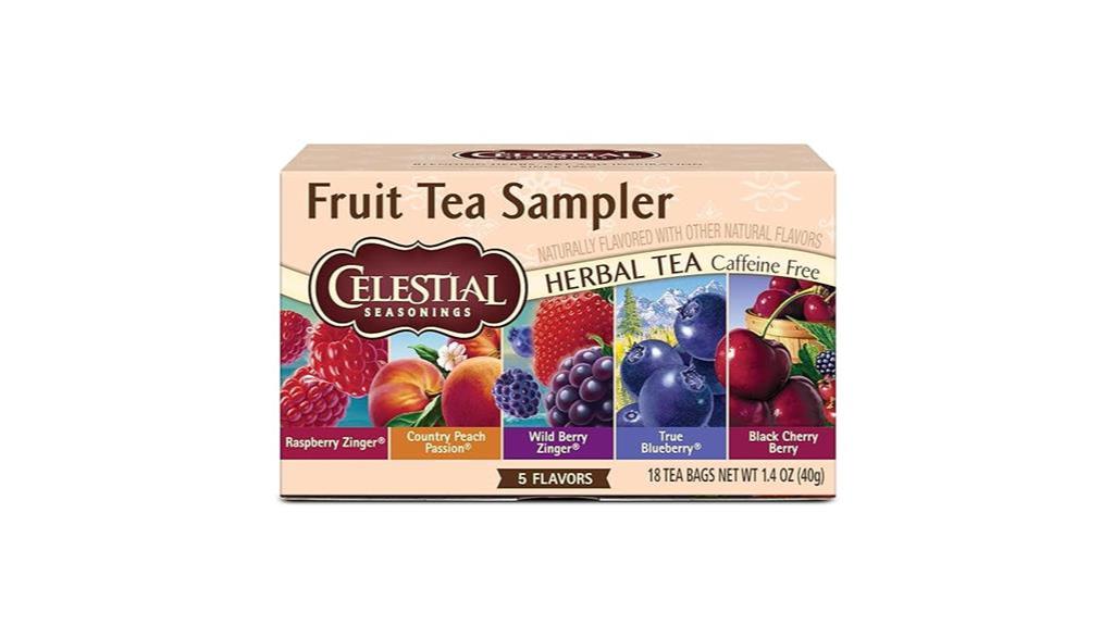 herbal fruit tea sampler