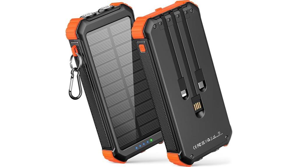 high capacity solar power bank