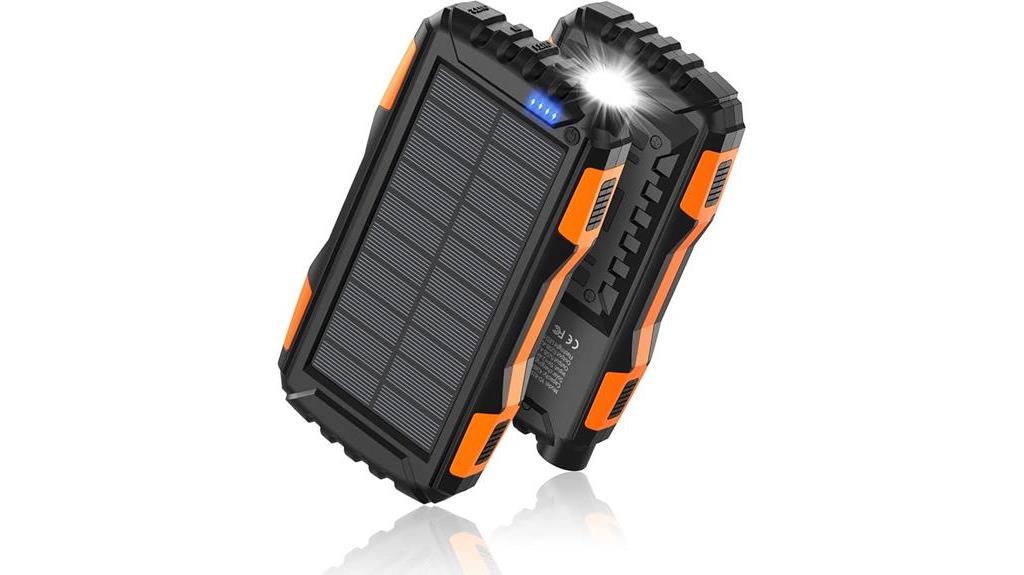 high capacity solar power bank