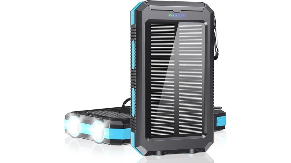 high capacity solar power bank