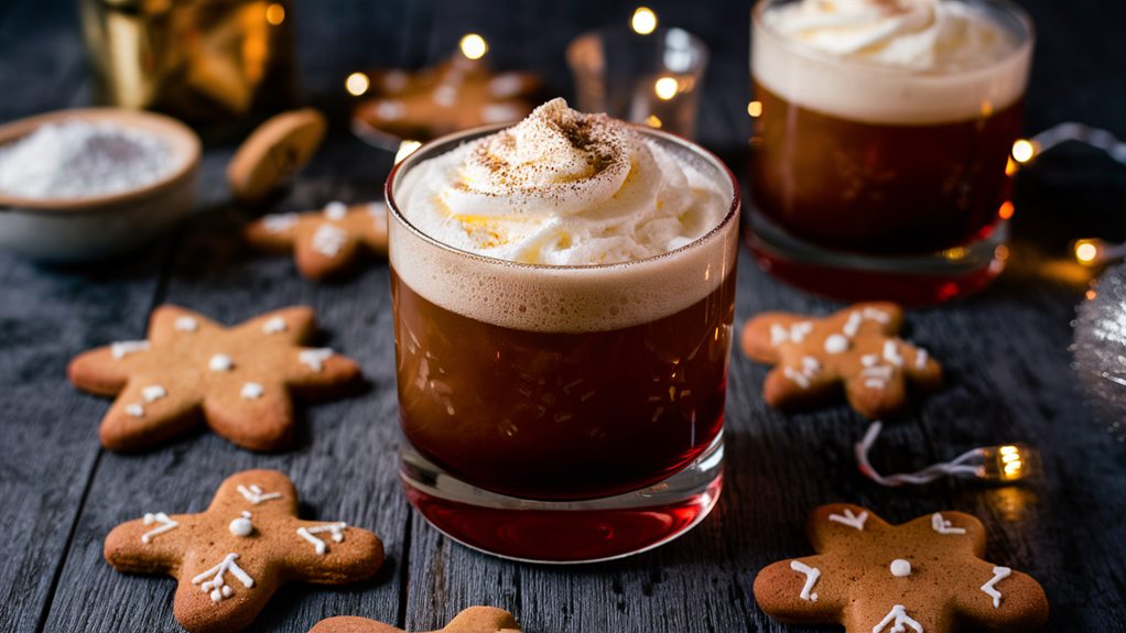 holiday cocktail with twist