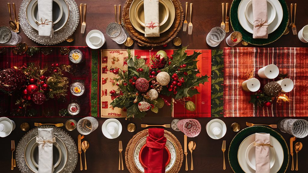 holiday table runner ideas