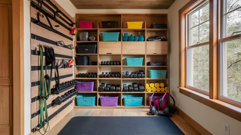 home gym storage solutions