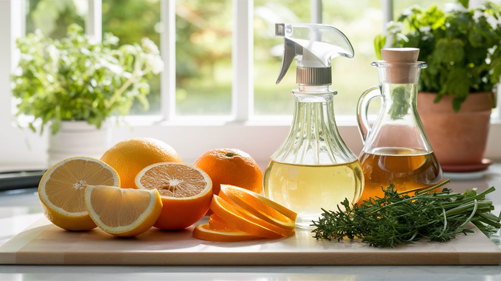 homemade cleaning with citrus