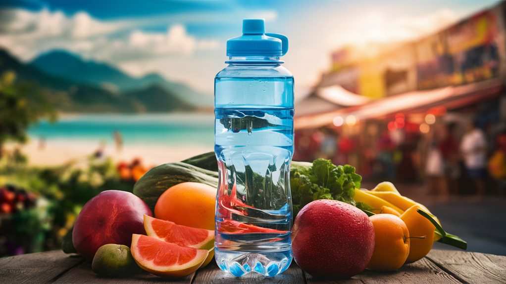 hydration through water consumption