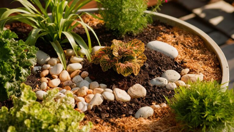 improving container gardening drainage