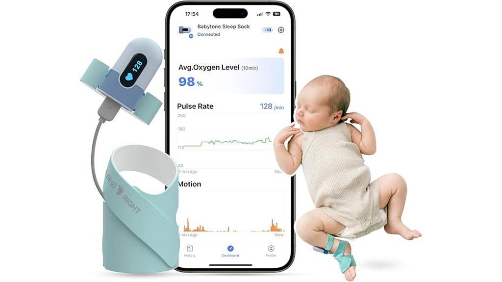 infant sleep and oxygen monitoring