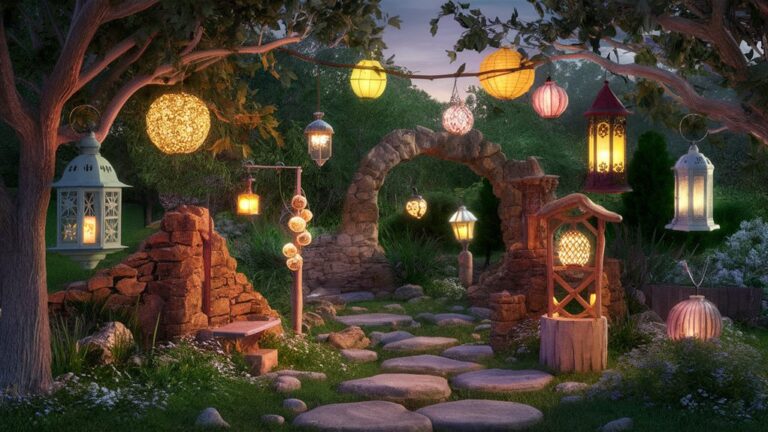 innovative garden lantern ideas