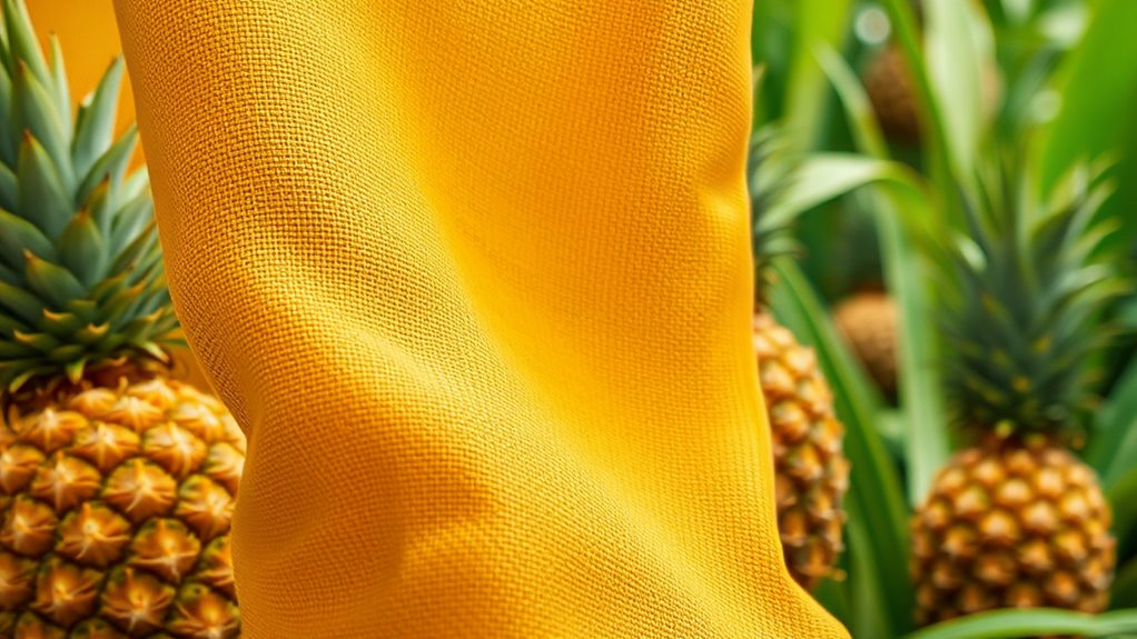 innovative pineapple textile material