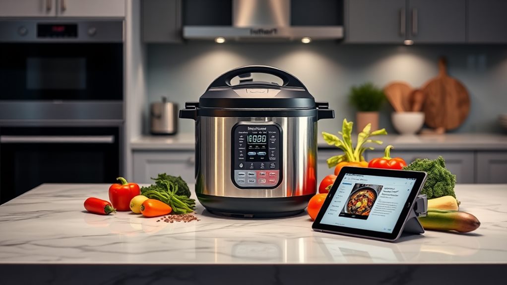 instant pots linked together