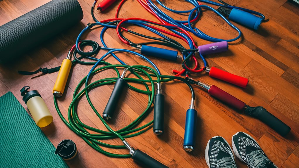 jumping with rope fun