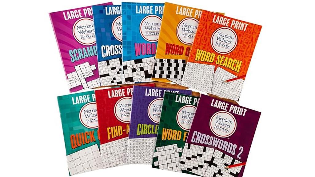 large print puzzle booklets