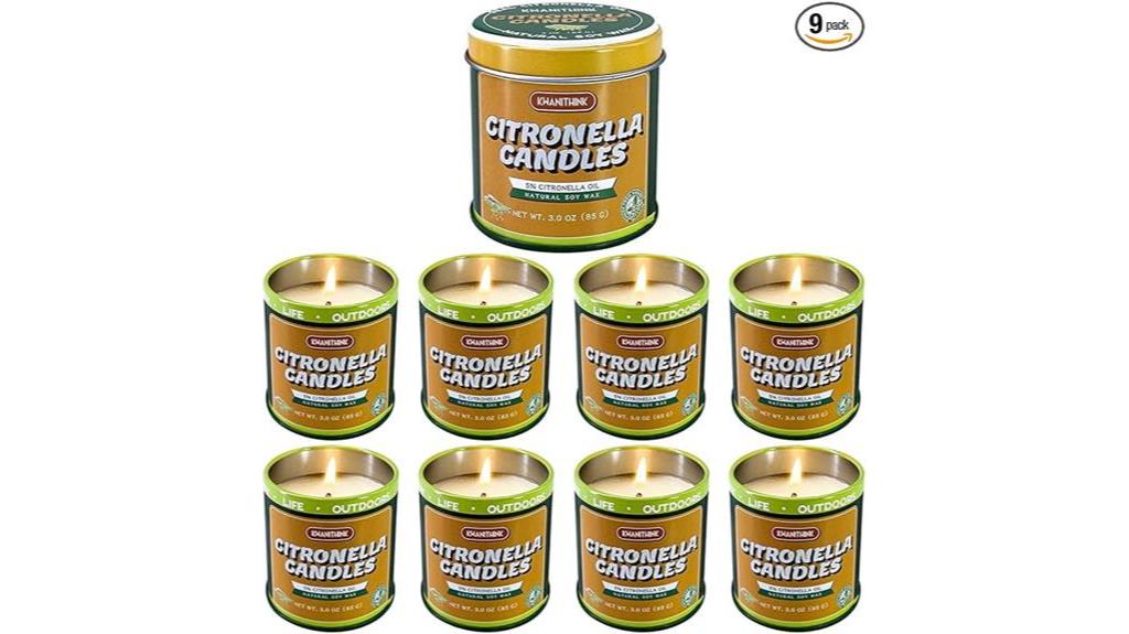 lemongrass citronella candle pack