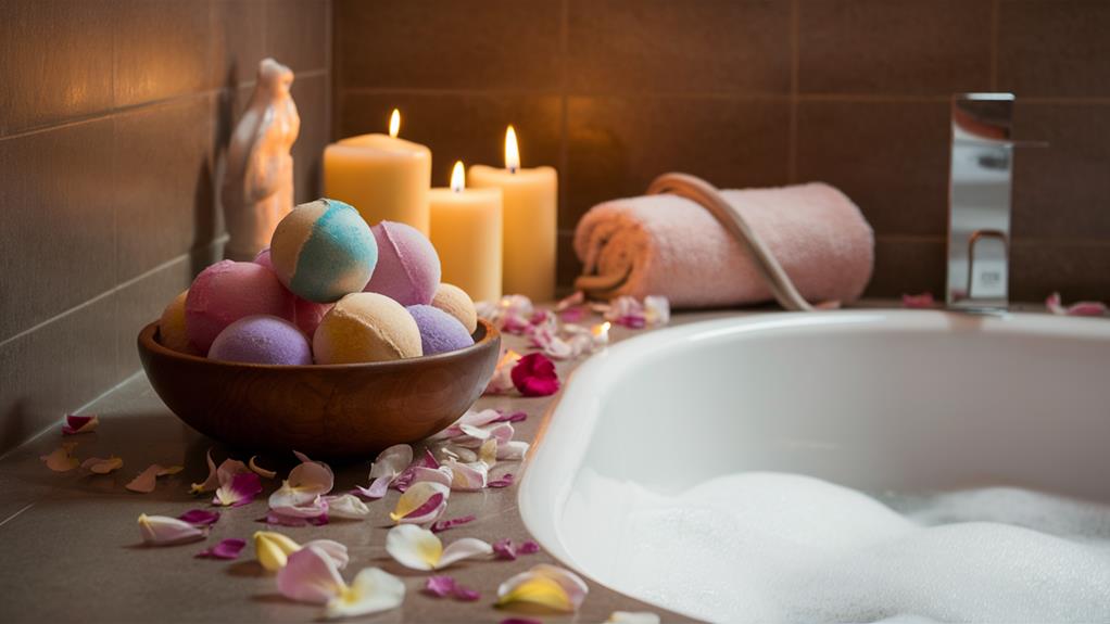 luxurious home bath bombs