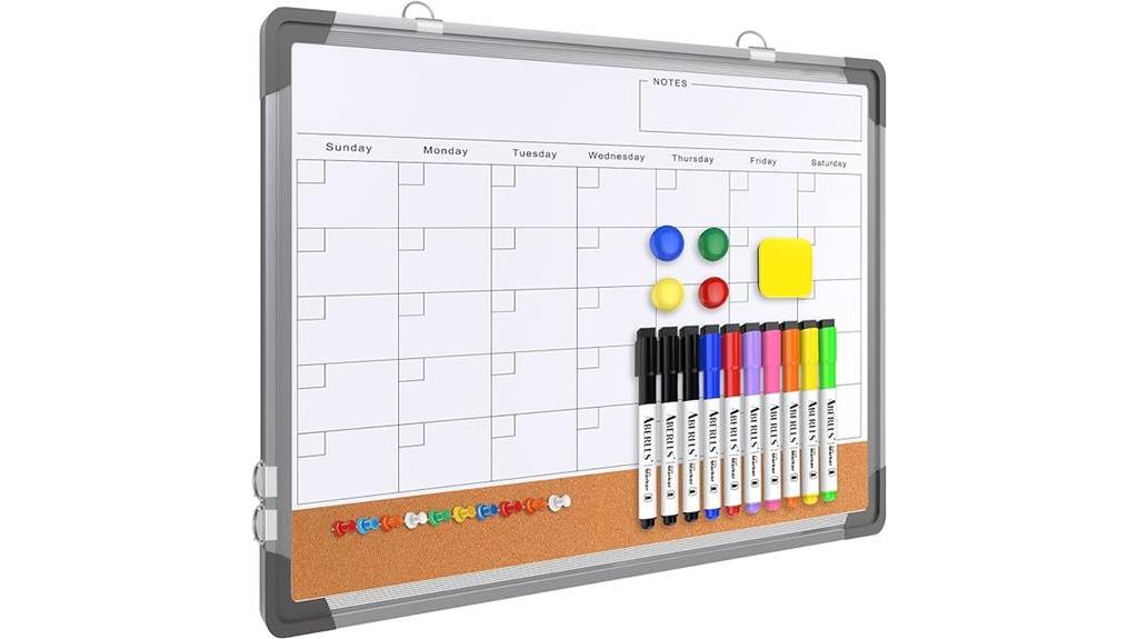 magnetic cork board combo