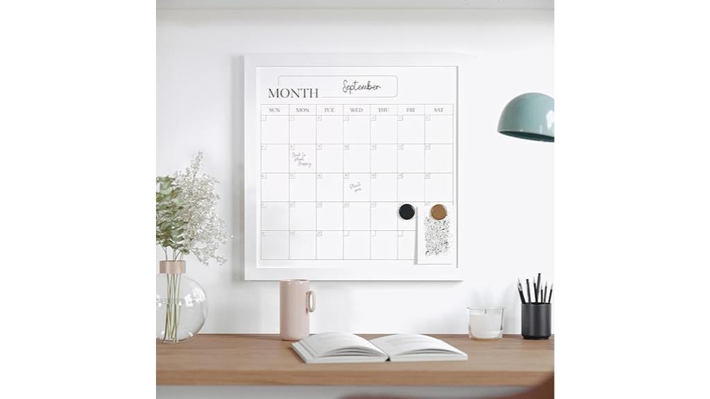 martha stewart magnetic calendar board