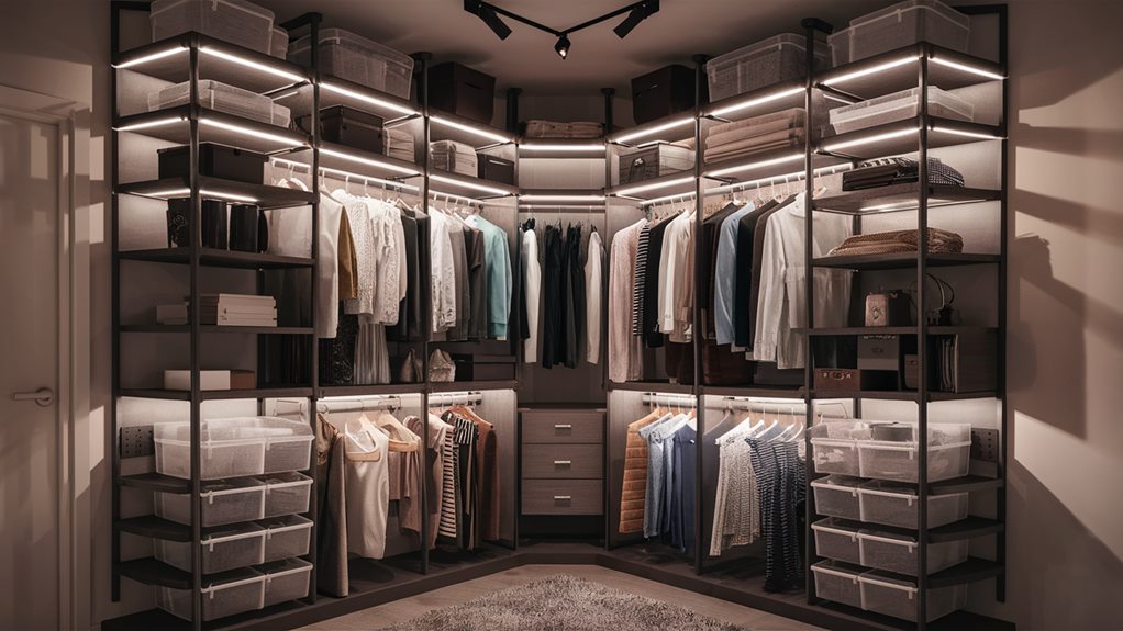 maximize storage in closets