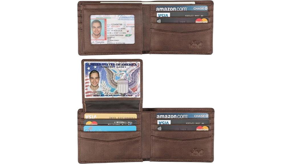 men s rfid leather wallet