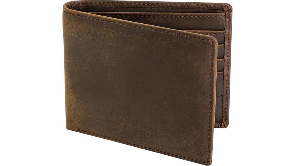 men s top grain wallet