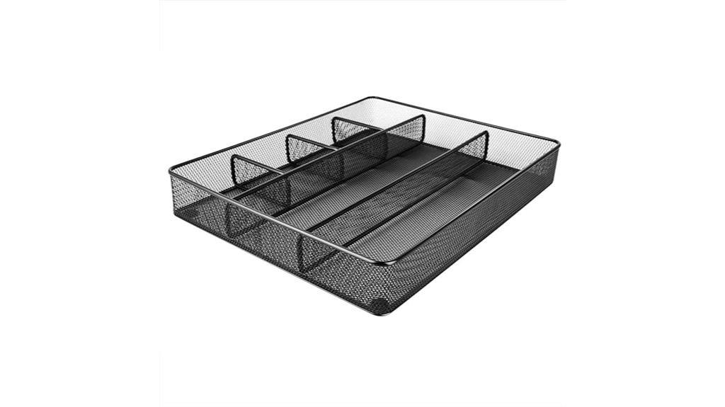 metal mesh desk organizer