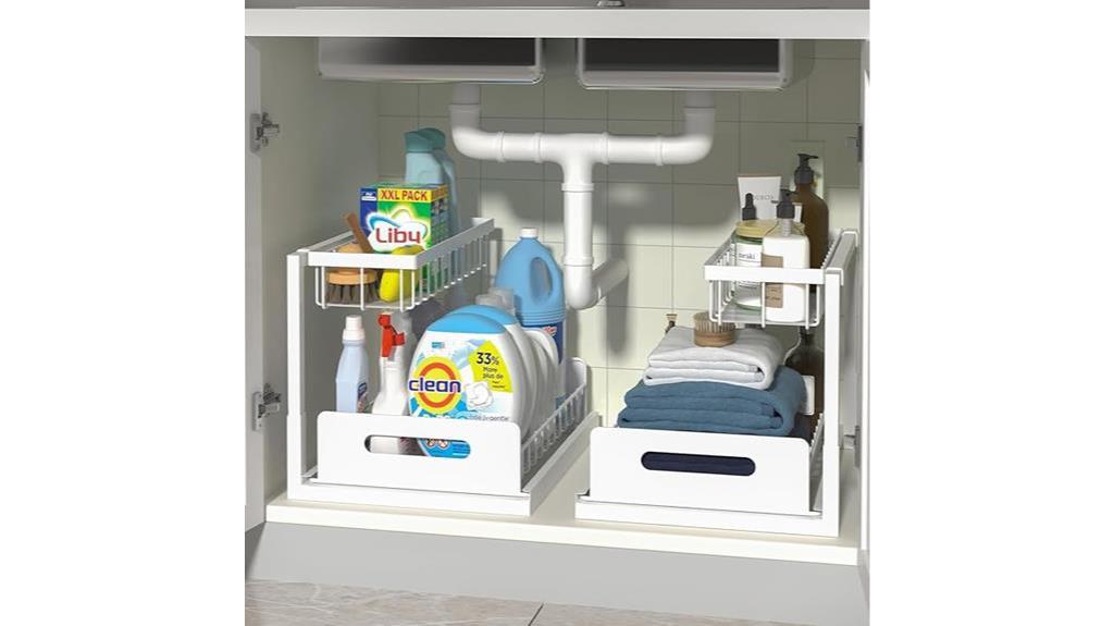 metal pull out shelves