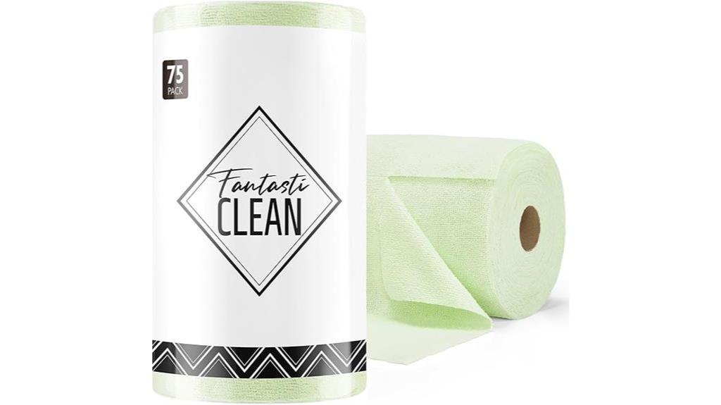 microfiber cleaning cloth roll