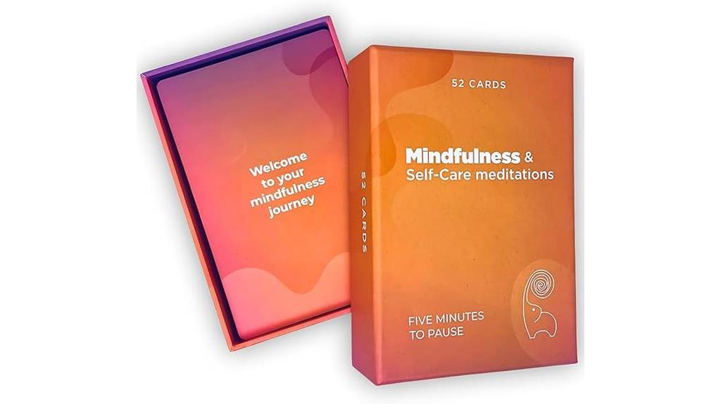 mindfulness meditation card set