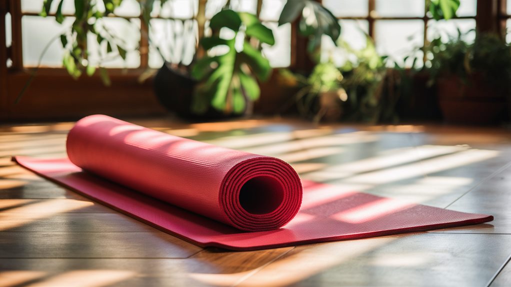 mindfulness practice on rubber