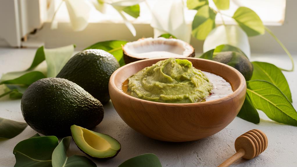 moisturizing avocado hair mask