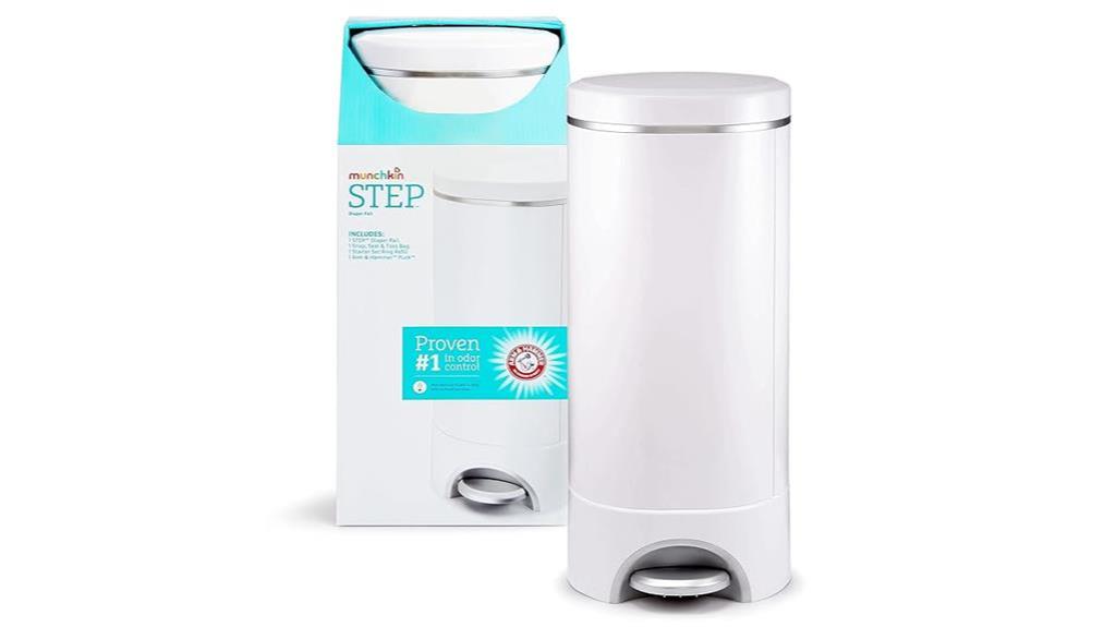 munchkin step diaper pail