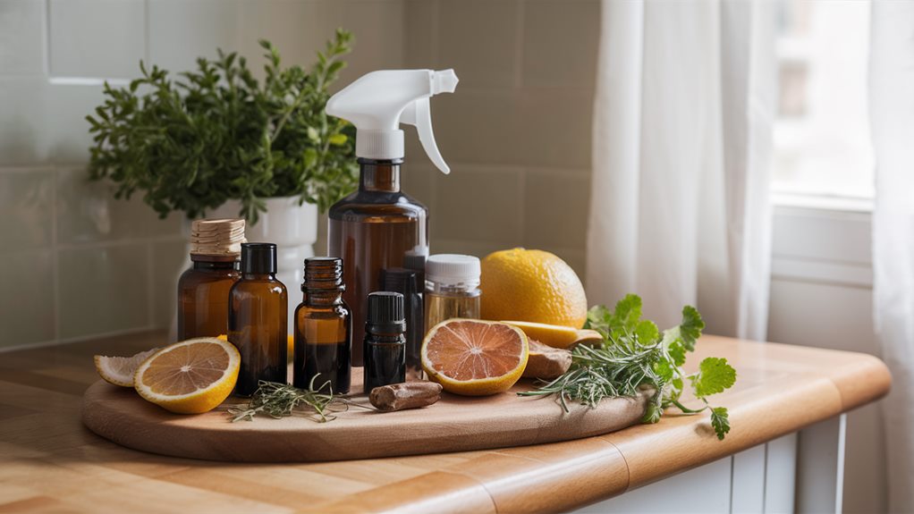 natural cleaning with oils