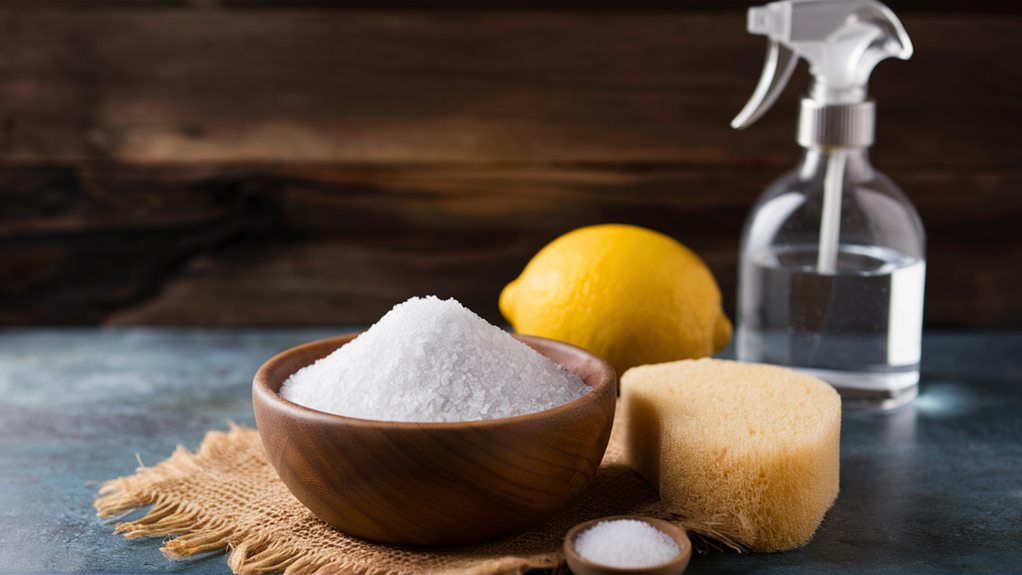 natural cleaning with salt