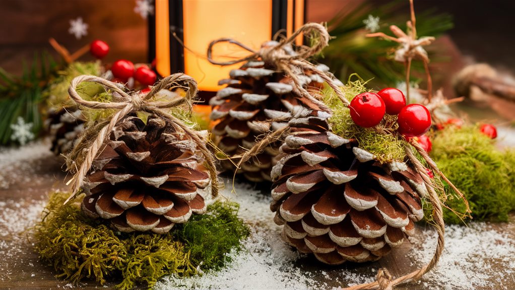 nature inspired holiday decor idea