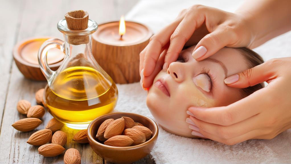 nourishing almond oil therapy