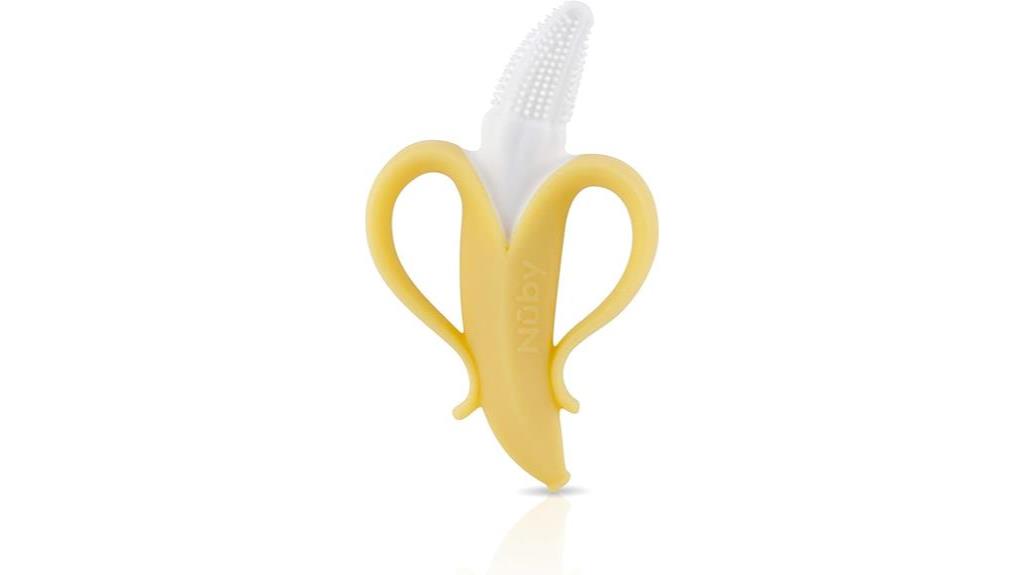 nuby banana massaging teether