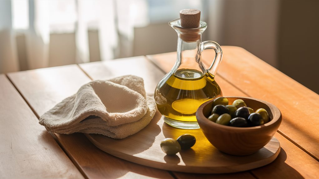 olive oil for wood