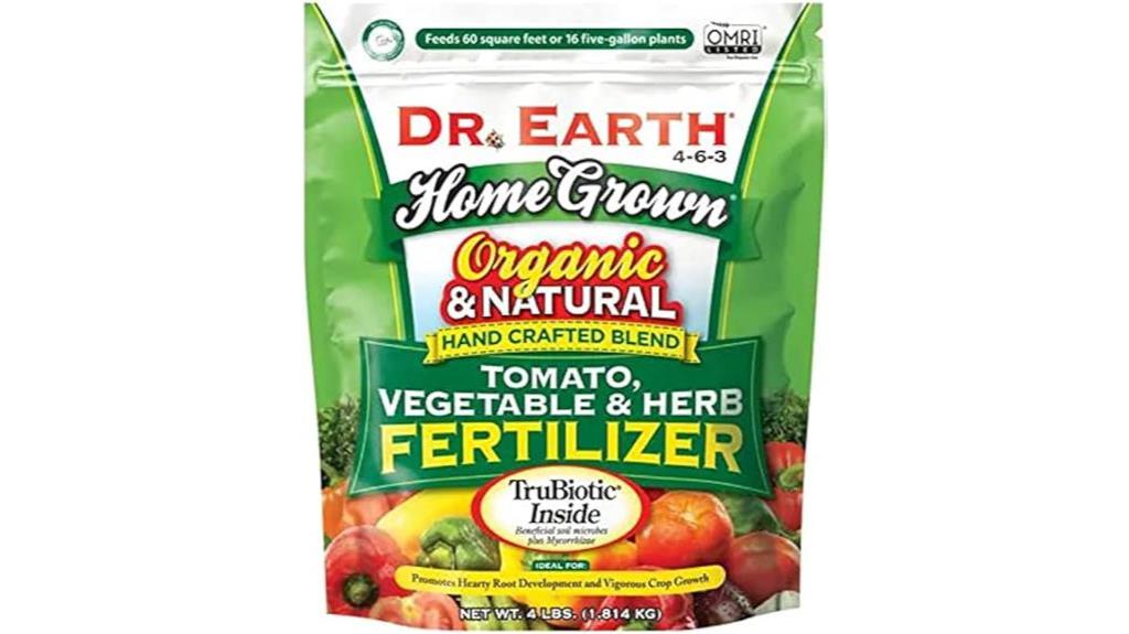 organic tomato and vegetable fertilizer