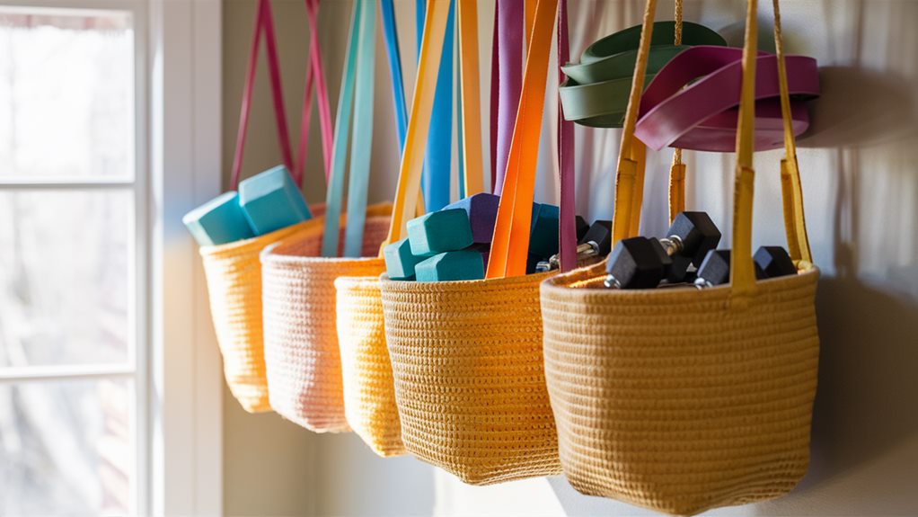 organization with hanging storage