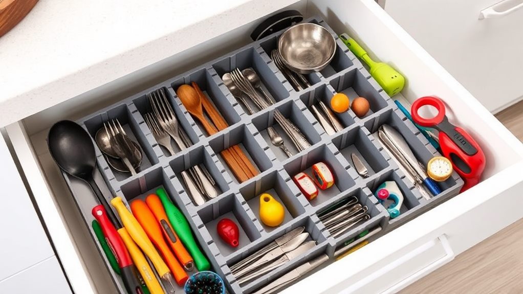 organize kitchen tools efficiently